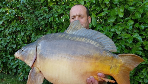 A 29 lb carp from Lillybelle, James Mclane, Sep 2017