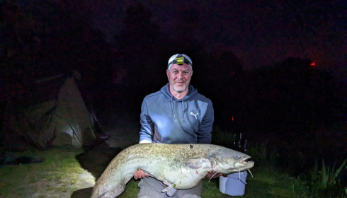 A 38 lb catfish from Lillybelle, Luke Pollinger, May 2023