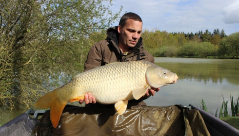 A 36 lb carp from Lillybelle, Rob Woods, Apr 2016