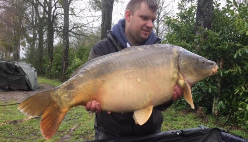 A 28 lb 4 oz carp from Lillybelle, Michael Norrung, Mar 2018