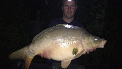 A 30 lb 5 oz carp from Lillybelle, Mark Russell, Oct 2015