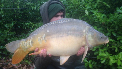 A 28 lb 8 oz carp from Lillybelle, Jordan Cope, Sep 2017