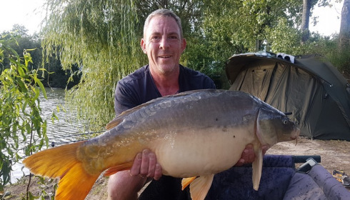 A 20 lb carp from Lillybelle, Steve Cookson, Aug 2017
