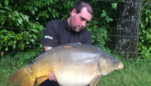 A 22 lb 7 oz carp from Lillybelle, Richard Barnett, Jun 2016