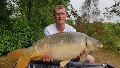 A 23 lb carp from Lillybelle, Jack Heaven, Aug 2017