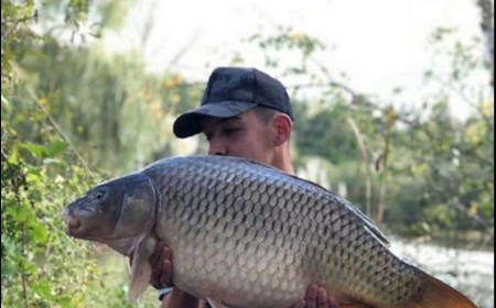 A 22 lb carp from Lillybelle, Wes Bolt, Sep 2018