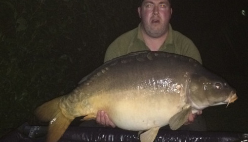 A 43 lb 3 oz carp from Lillybelle, Poop, Apr 2017