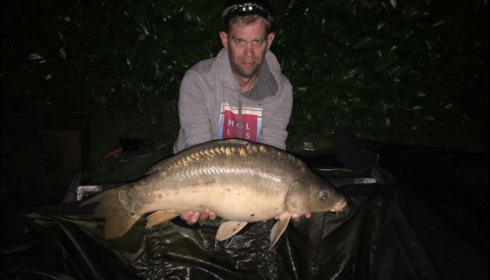 A 31 lb 2 oz carp from Lillybelle, Stuart Burgess, Jun 2018