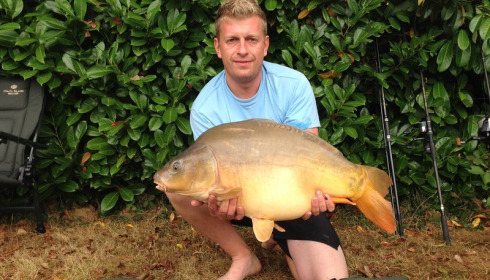 A 26 lb 8 oz carp from Lillybelle, Mark Hooker, Jul 2016