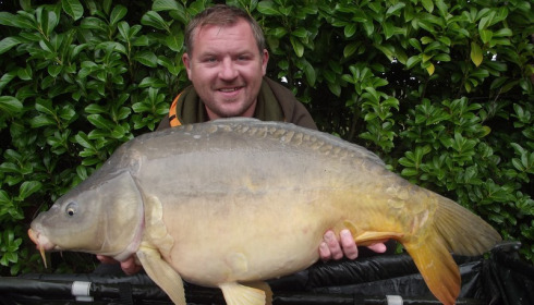 A 35 lb carp from Lillybelle, Eddie Hudson, Oct 2015