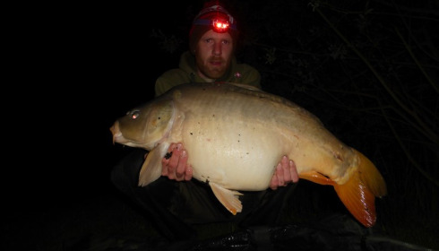 A 23 lb carp from Lillybelle, Tim Johnson, May 2016