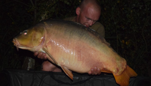A 38 lb carp from Lillybelle, Martin Earlam, Aug 2015