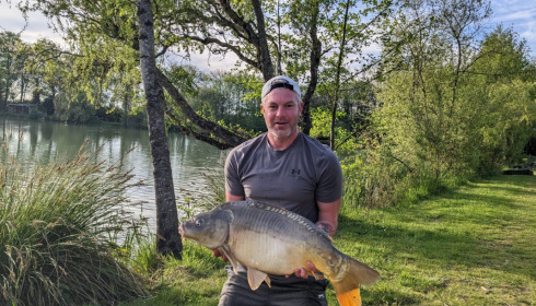 A 50 lb carp from Lillybelle, Luke Pollinger, May 2023