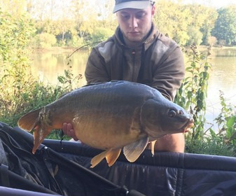 A 21 lb carp from Lillybelle, Rory Wilson, Oct 2017
