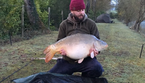 A 36 lb 6 oz carp from Lillybelle, Gary Reynolds, Apr 2016