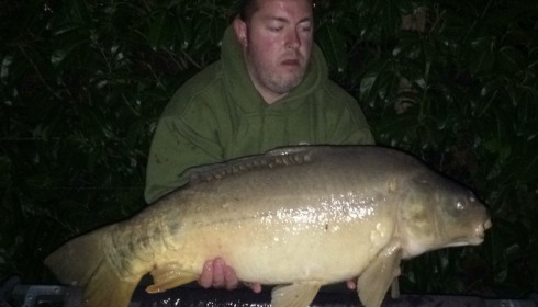A 24 lb 6 oz carp from Lillybelle, Poop, Apr 2017