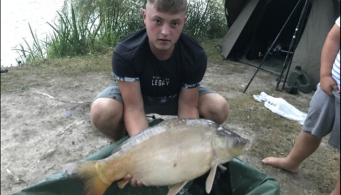 A 23 lb 4 oz carp from Lillybelle, Chad Hand, Jul 2018