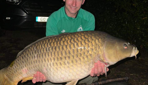 A 36 lb carp from Lillybelle, James Wray, Jul 2023