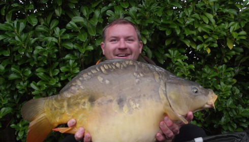 A 21 lb 6 oz carp from Lillybelle, Eddie Hudson, Oct 2015
