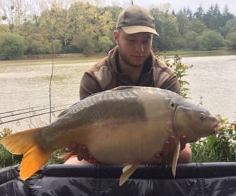 A 30 lb carp from Lillybelle, Rory Wilson, Oct 2017