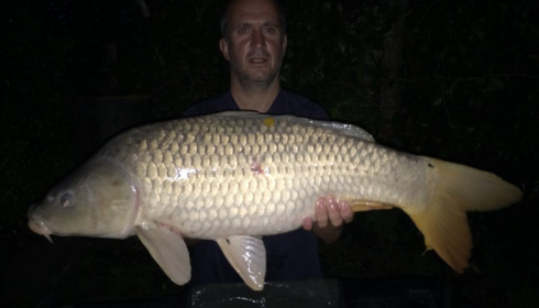 A 24 lb 6 oz carp from Lillybelle, Mark Russell, Oct 2015