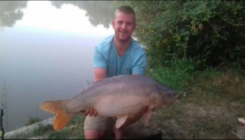 A 27 lb carp from Lillybelle, Adam McCumesky, Aug 2018