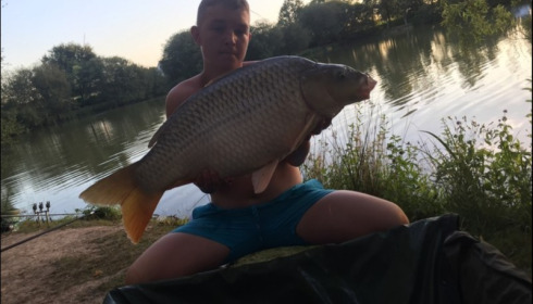A 29 lb carp from Lillybelle, Harry Blankley, Aug 2018