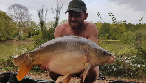 A 20 lb carp from Lillybelle, Luke Shaw, Aug 2017