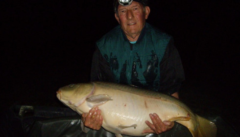 A 33 lb 5 oz carp from Lillybelle, Trevor Bellis, Apr 2017