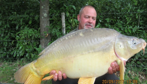 A 29 lb carp from Lillybelle, Brian Edwards, Sep 2017