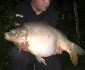 A 20 lb carp from Lillybelle, David Bostock, Jun 2016