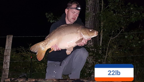 A 22 lb carp from Lillybelle, Steven Mathews, Apr 2017