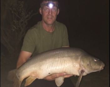 A 28 lb 7 oz carp from Lillybelle, Doug Brown, Jun 2019