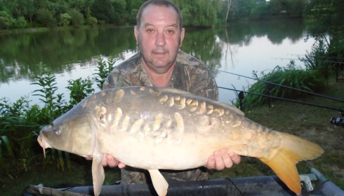 A 21 lb carp from Lillybelle, Martin Smith, May 2017