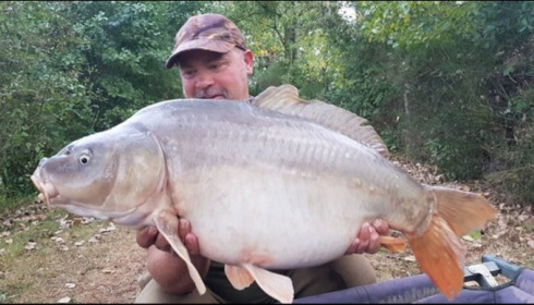 A 31 lb carp from Lillybelle, Brian Edwards, Sep 2018