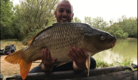A 28 lb carp from Lillybelle, Del Simmons, Aug 2019