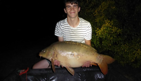 A 27 lb carp from Lillybelle, Daniel Clark, Jul 2017