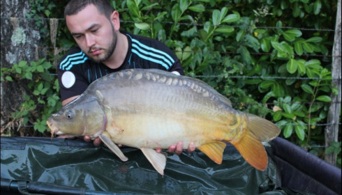 A 20 lb carp from Lillybelle, Liam Payne, Aug 2018