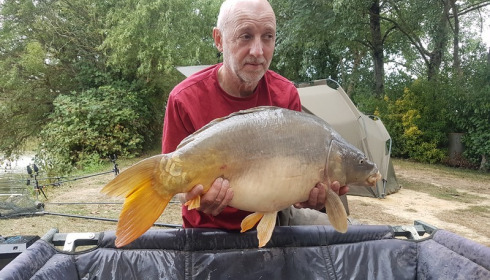 A 20 lb carp from Lillybelle, Roy Cookson, Aug 2017
