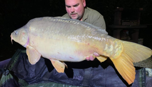 A 32 lb carp from Lillybelle, Scott Bryant, Oct 2019
