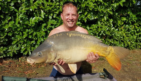 A 27 lb carp from Lillybelle, Nick Dunn, Aug 2017