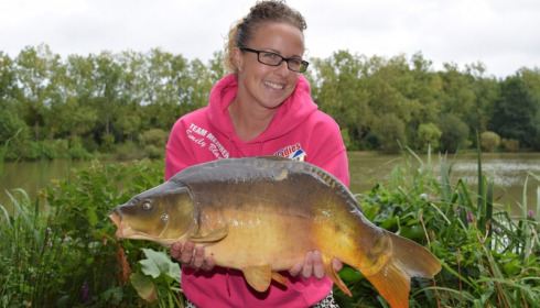 A 22 lb carp from Lillybelle, Emily Blake, Aug 2015