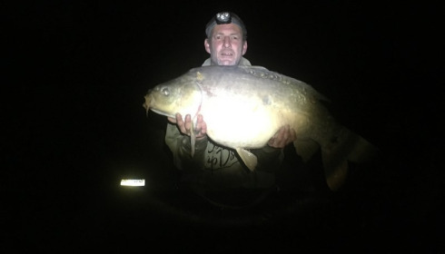 A 32 lb carp from Lillybelle, Steve Bellis, Apr 2017