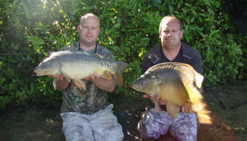 A 20 lb carp from Lillybelle, Mark & Paul Browning, Jun 2015