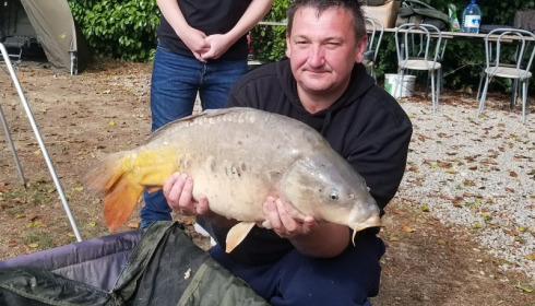 A 20 lb carp from Lillybelle, Lee Parker, Aug 2017