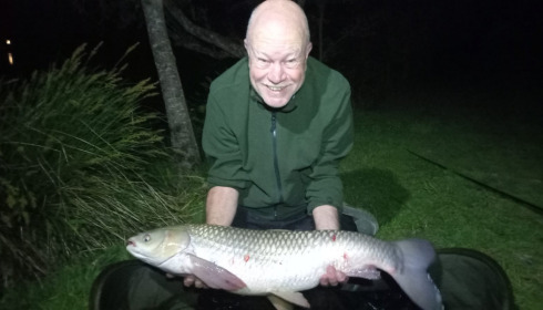 A 20 lb grass carp from Lillybelle, Steve Pollinger, May 2023