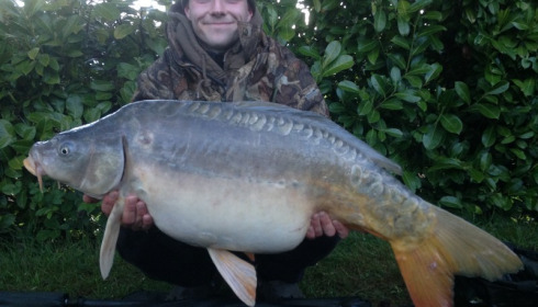 A 28 lb carp from Lillybelle, Charlie Groves, Apr 2017
