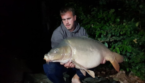 A 37 lb carp from Lillybelle, Jason Ostler, Sep 2018