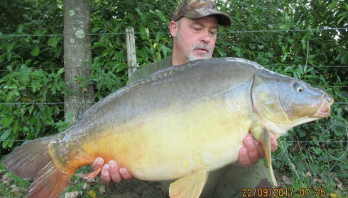 A 26 lb 8 oz carp from Lillybelle, Brian Edwards, Sep 2017