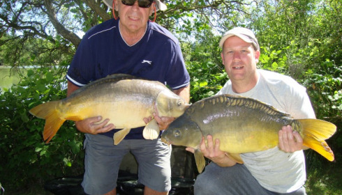A 22 lb carp from Lillybelle, Roy & Neil Browning, Jun 2015